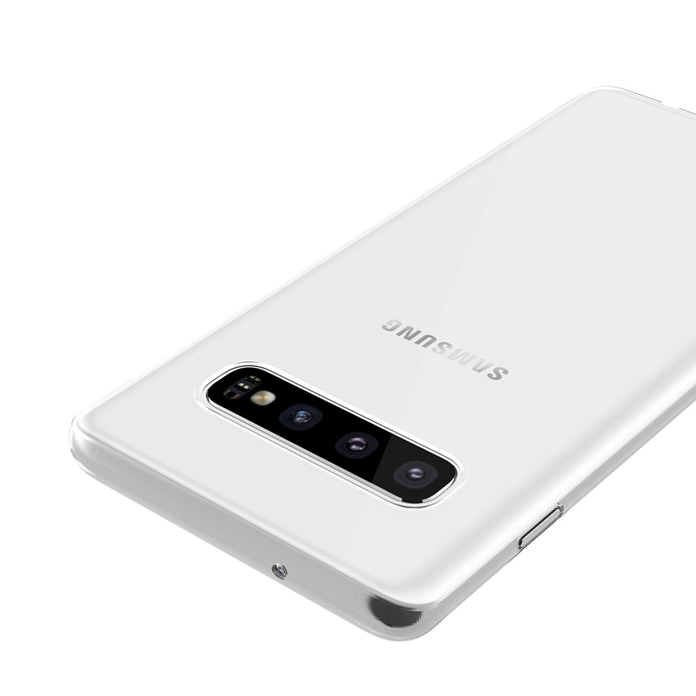 Coque Samsung Galaxy S10 Plus carbone dos en verre
